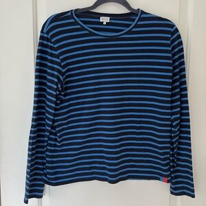 KULE Striped Tee Modern EUC